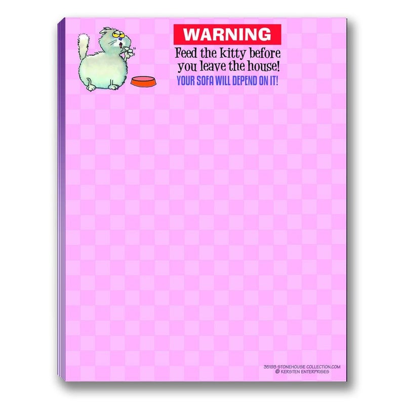 Stonehouse Collection Funny Cat Theme Pads - Assortment #2-4 Assorted Kitty Note Pads - Cat Gifts for cat Lovers - Image 4